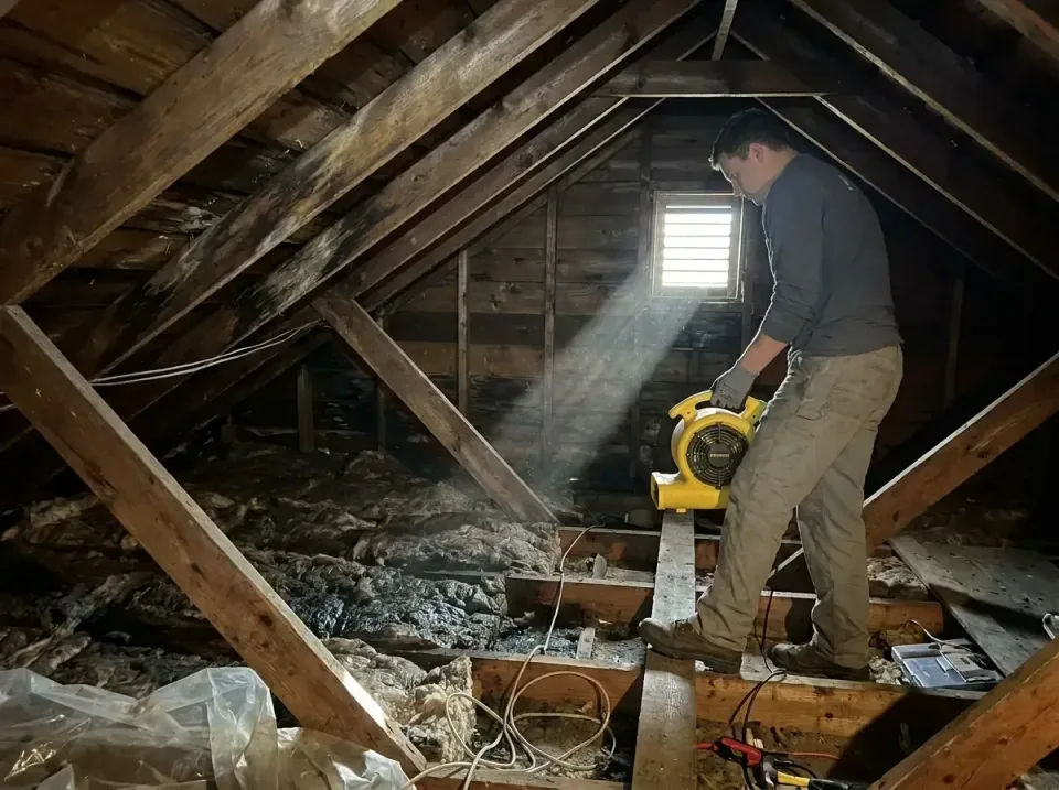 attic-water-damage-drying-proc-007 — frequently asked questions, Emergency Water Extraction & 24/7 Flood Response in Eudora,…